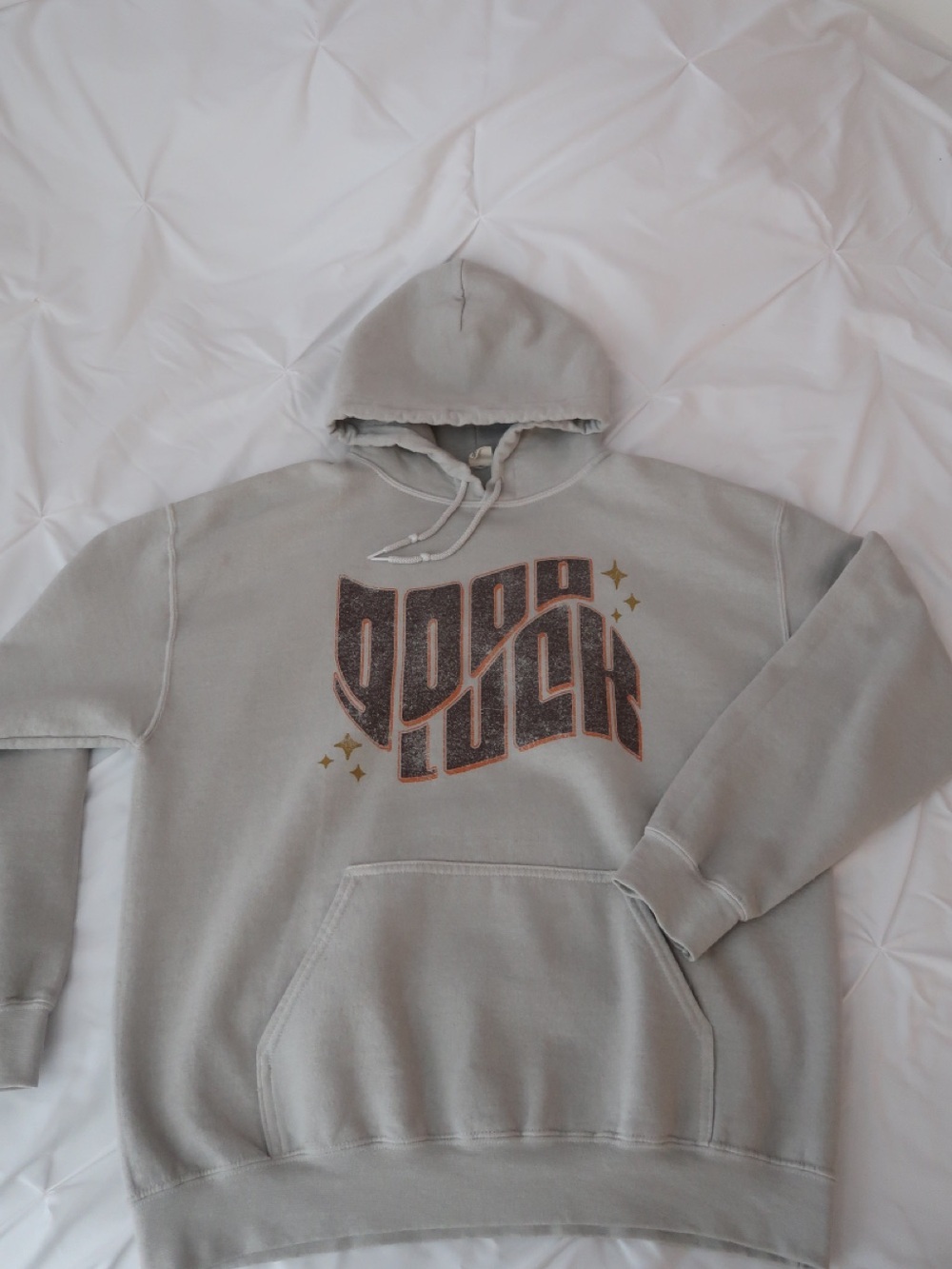Urban Outfitters Women’s Gray Vintage Graphic Pullover Hoodie - Casual Comfort